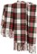 Christmas 100% Acrylic Dress Stewart Tartan Plaid Throw Blanket with Fringe, 50 x 60 Inch